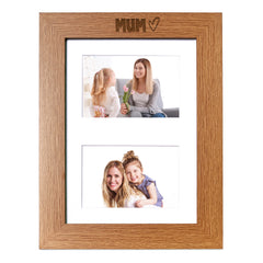 Mum Photo Picture Frame Double 6x4 Inch Landscape