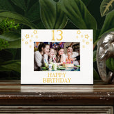 13th Birthday Photo Frame Gift For Her Or Him With Star Design