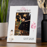 Personalised Girl Prom Night White Wooden Photo Frame Prom Party Year6 End Of Year Celebration Photo Frame ukgiftstoreonline Portrait