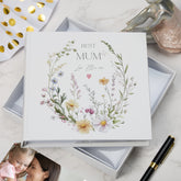 Personalised Mum Photo Album Gift Boxed 6x4" Delicate Floral Design