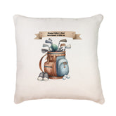 Personalised Golfing Themed Filled Cushion Pillow Gift For Him