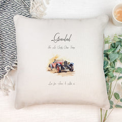 Personalised Vintage Grandad Filled Cushion Pillow Gift Personalised Cushion Gifts ukgiftstoreonline