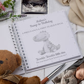 Personalised Pregnancy Journal and First Year Record Book Dinosaur Themed