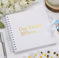 Personalised Our Family Multiple Colour Scrapbook Photo Album Keepsake