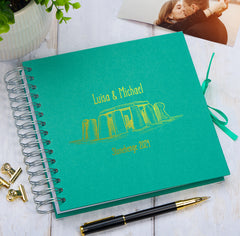 Personalised Stonehenge Keepsake Multiple Colour Scrapbook Photo Album Foil Print