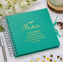 Personalised Mum Multiple Colour Scrapbook or Photo Album Gift With Sentiment
