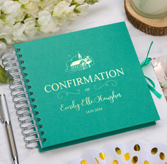 Personalised Confirmation Day Multiple Colour Scrapbook Photo Album Guestbook
