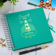 Personalised Lighthouse Seaside Family Holidays Journal Album Multiple Colour Scrapbook