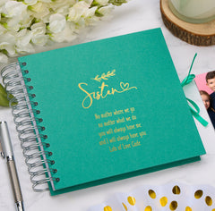 Personalised Sister Multiple Colours Scrapbook or Photo Album Gift With Sentiment