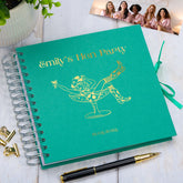 Personalised Hen Night Last Rodeo Memory Scrapbook Album Cowgirl Girl Woman in Martini Glass