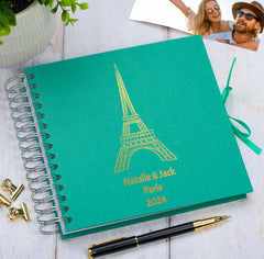 Personalised Paris, France Multiple Colour Scrapbook Photo Album Memory Keepsake Gift