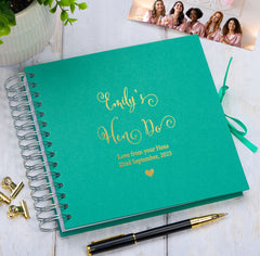 Personalised Elegant Multiple Colour Hen Do Guest Book Scrapbook or Photo Album