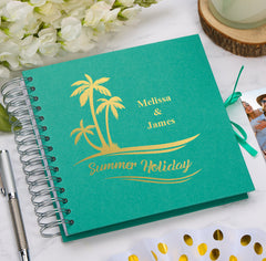 Personalised Tropical Paradise Summer Holidays Journal Album Multiple Colour Scrapbook