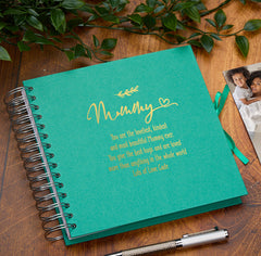 Personalised Mummy Multiple Colour Scrapbook or Photo Album Gift With Sentiment
