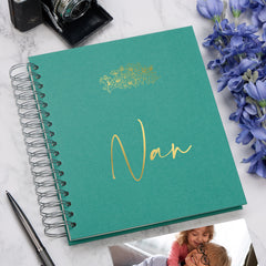 Large Nan Self Adhesive Photo Album Multiple Colours 19cm x 23cm or 22cm x 27cm Photo Album ukgiftstoreonline