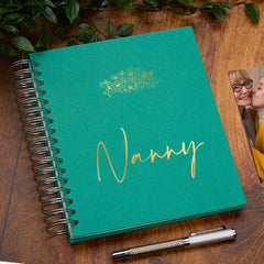 Large Nanny Photo Album With Sentiment Multiple Colours