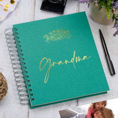 Large Grandma Self Adhesive Photo Album, Multiple Colours, 19cm x 23cm or 22cm x 27cm Photo Album ukgiftstoreonline