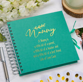 Personalised Nanny Multiple Colour Scrapbook Photo Album Gift With Sentiment
