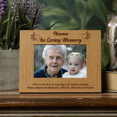 Nanna Memorial Remembrance Photo Frame