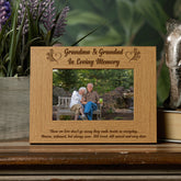 Grandma & Grandad Memorial Remembrance Photo Frame