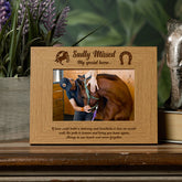 Sadly Missed Horse Remembrance Memorial Wooden Photo Frame Photo Frame ukgiftstoreonline