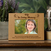 Wife Memorial Remembrance Photo Frame
