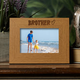 Oak Brother Picture Photo Frame Heart Gift Landscape
