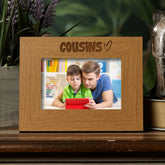 Oak Cousins Picture Photo Frame Heart Gift Landscape
