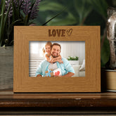 Oak Love Picture Photo Frame Heart Gift Landscape