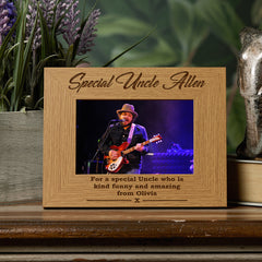Special Uncle Wooden Photo Frame Gift