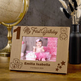 Personalised My First Birthday Photo Frame 1st Keepsake Gift