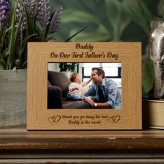 First Father's Day Daddy Photo Frame Gift Daddy Photo Frame ukgiftstoreonline