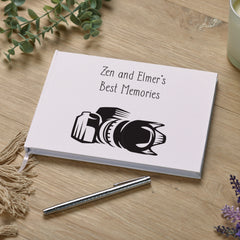Personalised Best Memories of Travel Guest book