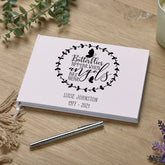 Personalised Butterflies Appear When Angels Are Near Memorial Remembrance Guest book