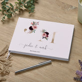 Personalised Initials Wedding Guest Book