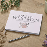 Personalised Mr and Mrs Wedding Guest Book