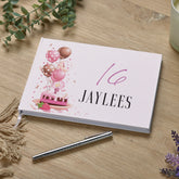 Personalised 16th Birthday For Her Guest Book
