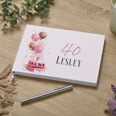 Personalised 40th Birthday Gifts For Her Guest Book