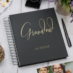 Personalised Grandad Memory Book Multiple Colours Photo Album