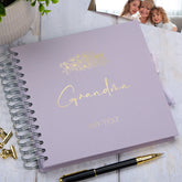 Personalised Grandma Scrapbook Photo Album With Sentiment Multiple Colours
