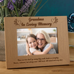 Grandma Memorial Remembrance Photo Frame Grandma Photo Frame ukgiftstoreonline