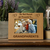 Best Parents Promoted To Grandparents Wooden Photo Frame Gift Grandparents Photo Frame ukgiftstoreonline