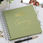 Personalised Granny Scrapbook Photo Album With Sentiment Multiple Colours