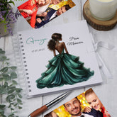 Custom Girl School Leavers Prom Night Scrapbook Celebration Album Personalised Prom Memory Book Graduation Prom