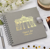 Personalised Berlin Keepsake Multiple Colour Scrapbook Photo Album Foil Print