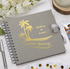 Personalised Tropical Paradise Summer Holidays Journal Album Multiple Colour Scrapbook