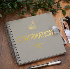 Personalised Confirmation Multiple Colour Scrapbook, Guest Book or Photo Album Gift
