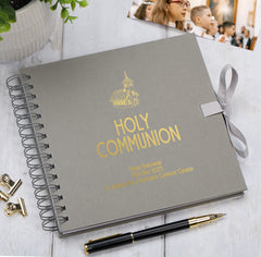 Personalised Communion Multiple Colour Scrapbook Guest Book or Photo Album Gift