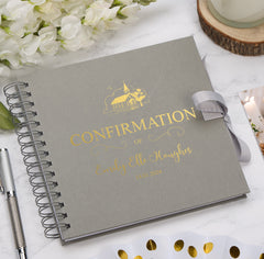 Personalised Confirmation Day Multiple Colour Scrapbook Photo Album Guestbook