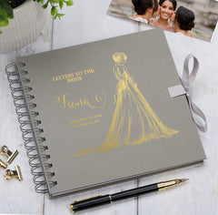 Personalised Letters To The Bride Multiple Colour Scrapbook Journal Memory Keepsake